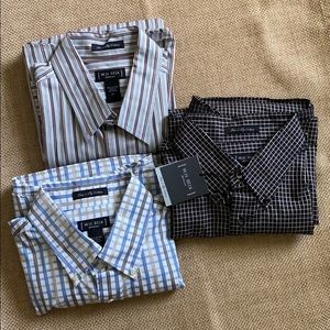 W.H. Belk Button Down Dress Shirts Sz XL L…